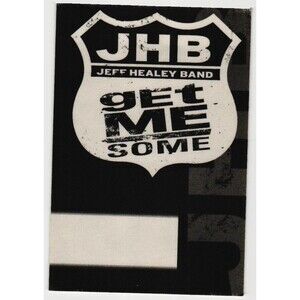 Vintage 2000 Jeff Healey Band Concert Backstage Pass